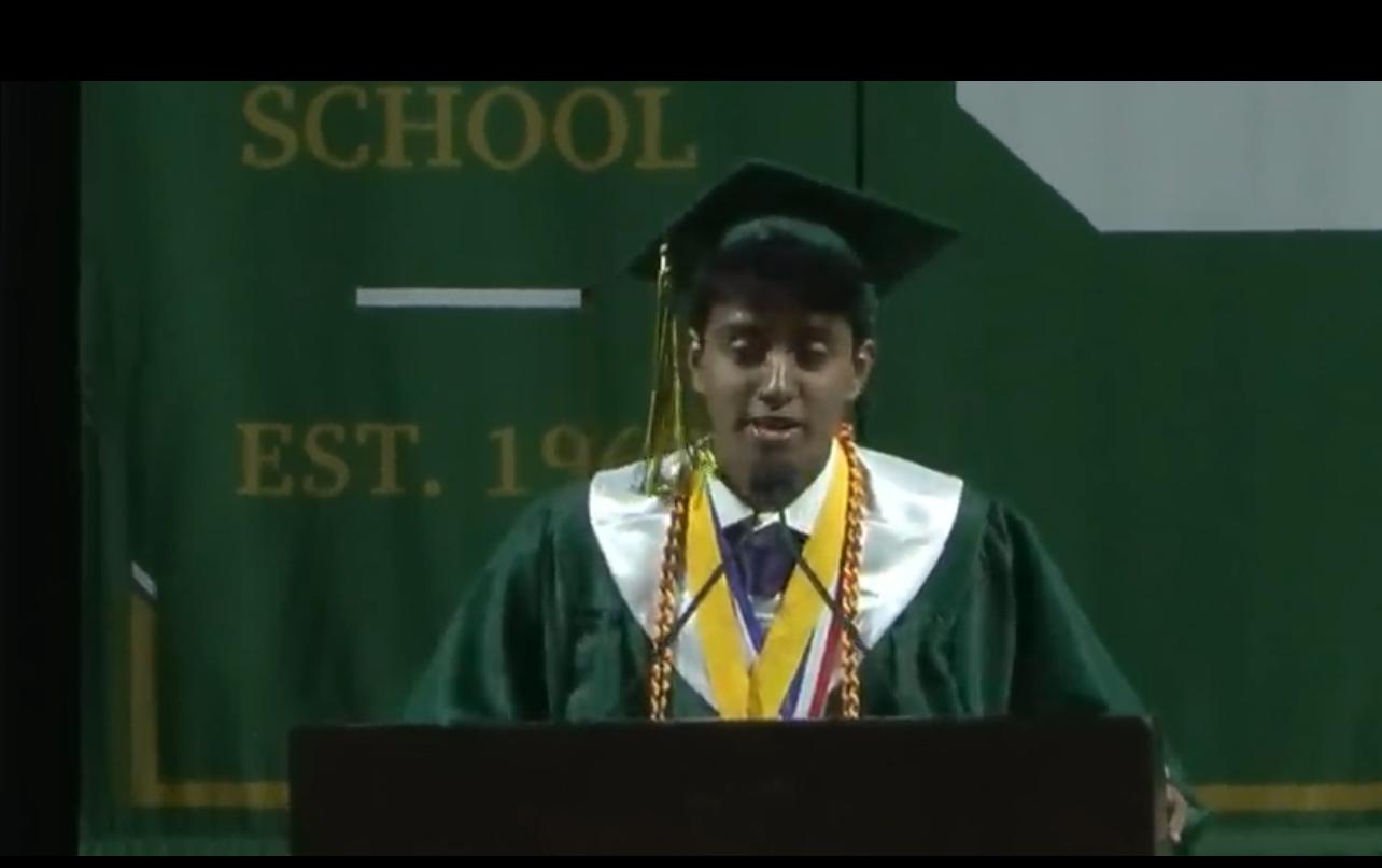 Valedictorian address, Stevenson High School